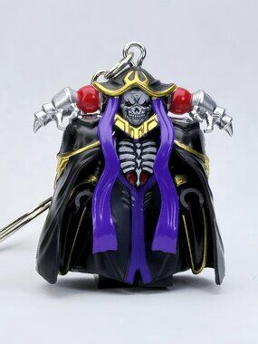 Overlord Ainz Ooal Gown Custom Minifigure Keychain